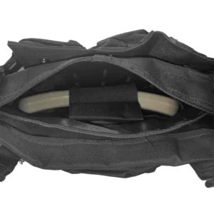 Close-up of internal top opening on tactical vest
