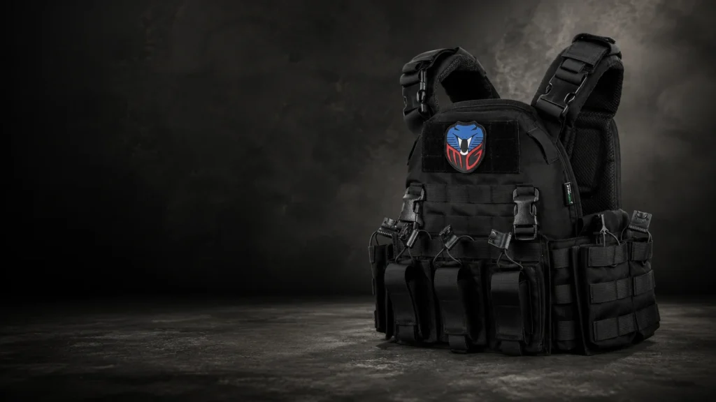 MGFLASHFORCE tactical vest with MOLLE webbing for outdoor training