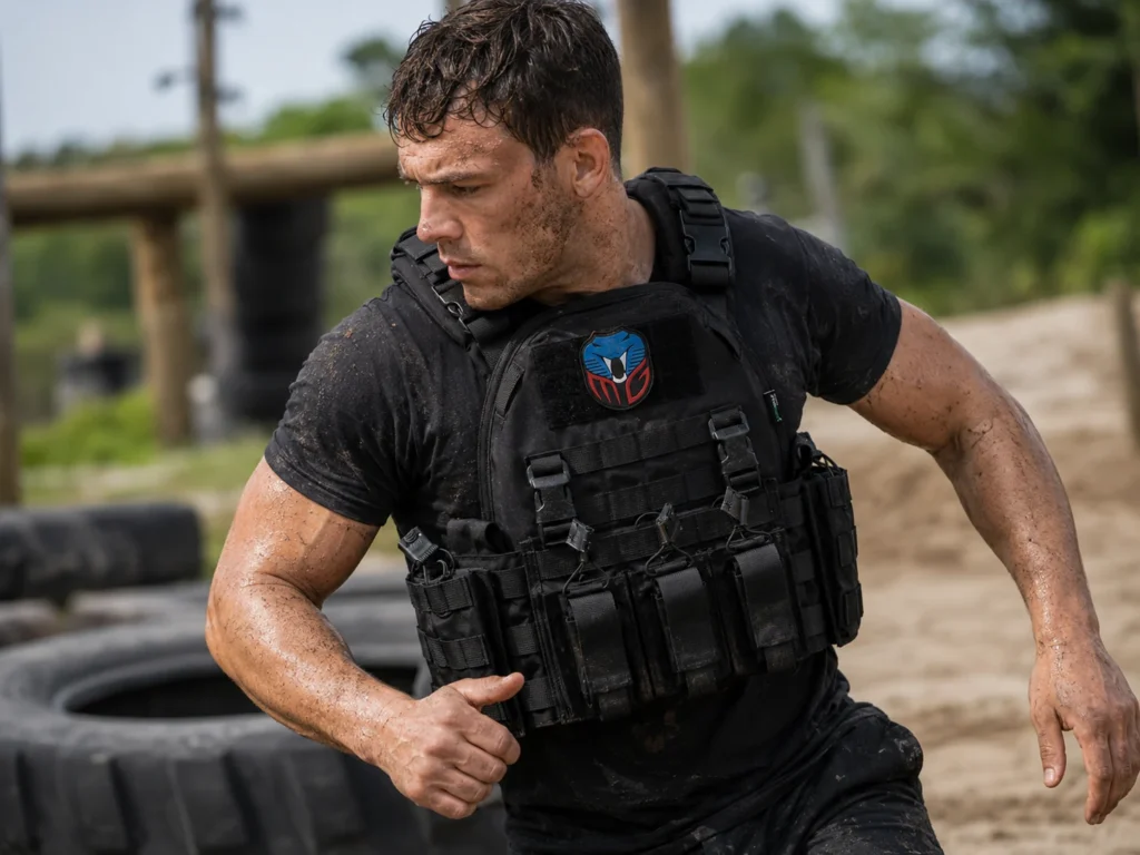 Outdoor tactical vest designed for recreational training and gear organization
